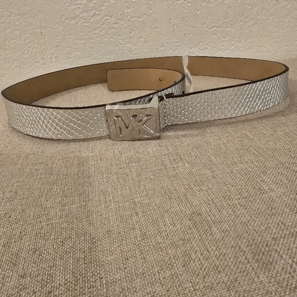 MICHAEL Michael Kors Silver Belt